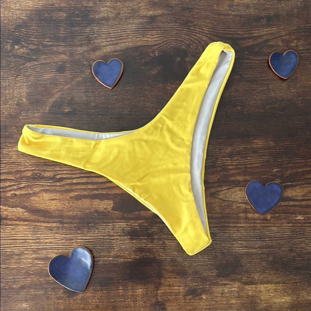 Vibrant Yellow Bikini Bottom